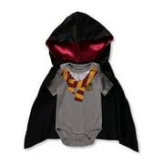 Harry Potter Baby Boys Gryffindor Bodysuit with Detachable Cape Baby Costume Baby Stuff 18M
